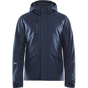 Craft - Mountain Padded - Herenjas - Dark Navy Melange - Gewatteerd - Waterafstotend - Winddicht