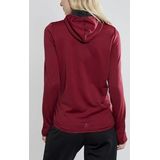 Craft - Eaze Sweat Hood - Vest - Rood - Snug Fit - Ademend