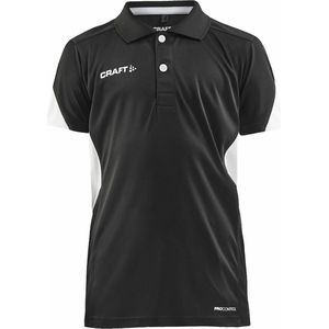 Craft Poloshirt Pro Control Impact Junior Zwart