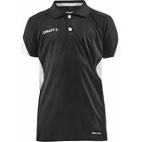 Craft Poloshirt Pro Control Impact Junior Zwart