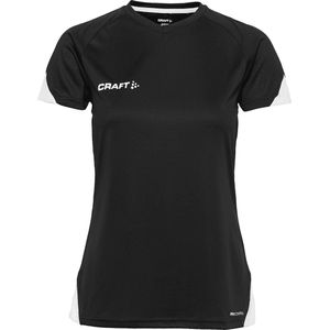 Tennisshirt Craft Women Pro Control Impact SS Tee W Black White-S