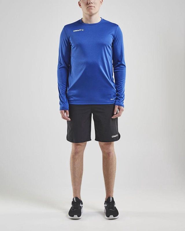 Craft - Pro Control Impact LS Tee - Tennisshirt - Cobolt Navy - 100% Gerecycled Polyester