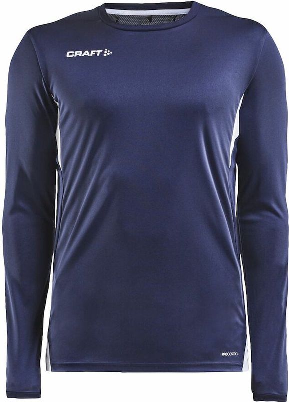 Craft Pro Control Impact LS Tee M 1908231 - Navy White