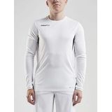 Craft Pro Control Impact LS Tee M 1908231 - White Black