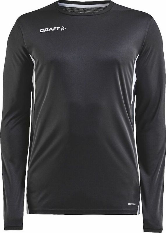 Craft Pro Control Impact LS Tee M 1908231 - Black White