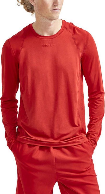 Craft ADV Essence LS Tee M 1908754 - Bright Red