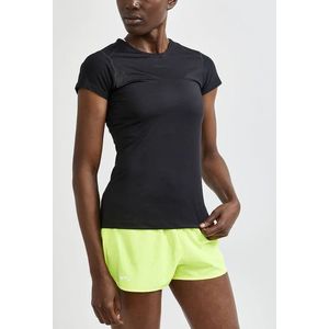 Craft - ADV Essence SS Slim Tee - Sportshirt - Zwart - Gerecycled Polyester