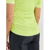 Craft Fietsshirt Korte Mouwen Dames Lime - ESSENCE JERSEY W SNAP