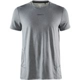 Craft Adv Essence Ss Tee Heren Dark Grey Melange