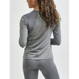 Craft Adv Essence Ls Tee Dames Dark Grey Melange