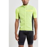 Craft - Essence Light Wind - Fietsvest - Geel - Mouwloos - Ademend - Waterafstotend - Winddicht