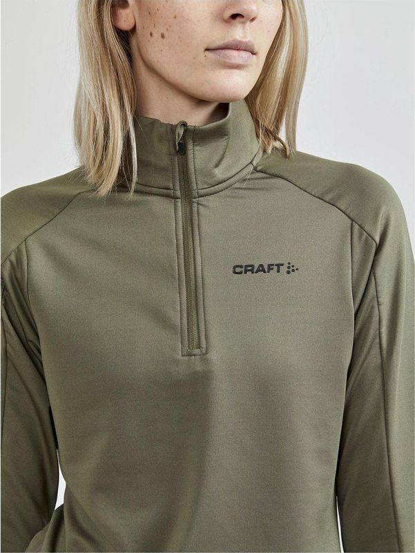 Craft - Core Gain Midlayer - Skipully - Groen - 91% Polyester, 9% Elastaan