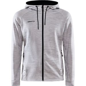 Craft - Unify - Jas Met Kap - Grijs Gemeleerd