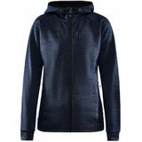 Craft - Adv Unify Fz Hood - Dames Jacket - Blaze Melange - Recycled Polyester