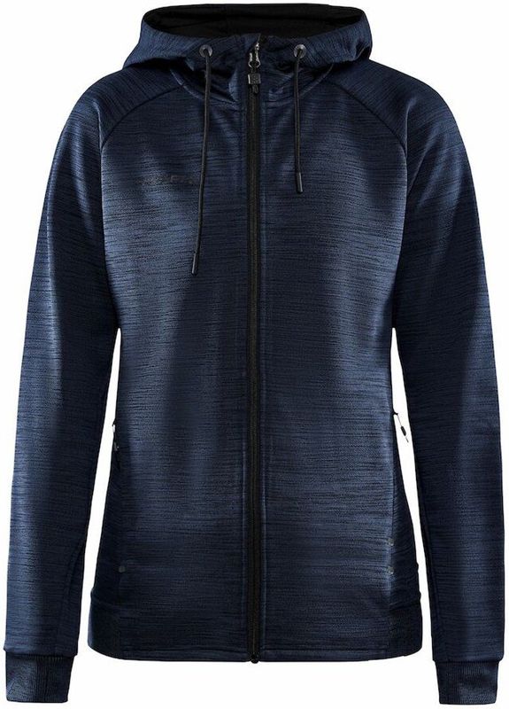 Craft - Adv Unify Fz Hood - Dames Jacket - Blaze Melange - Recycled Polyester