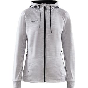 Craft - Adv Unify Fz Hood - Hoodie - Grey Melange - Recycled Polyester