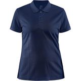Craft Poloshirt dames blauw gemeleerd