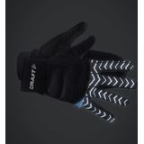 craft adv lumen hybrid fleece glove black unisex