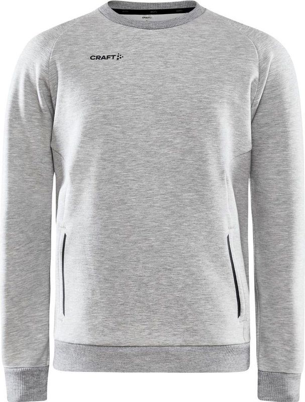 Craft - Core Soul Crew Sweatshirt - Trui - Grey Melange - Katoen/Polyester/Elastaan