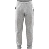Craft - Core Soul Sweatpants - Sportbroek - Grey Melange - Katoen/Polyester/Elastaan