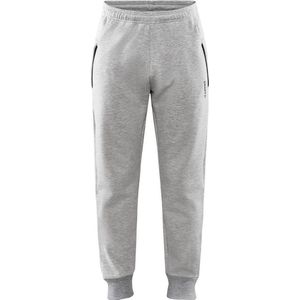Craft - Core Soul Sweatpants - Sportbroek - Grey Melange - Katoen/Polyester/Elastaan