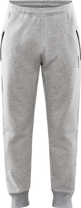 Craft - Core Soul Sweatpants - Sportbroek - Grey Melange - Katoen/Polyester/Elastaan