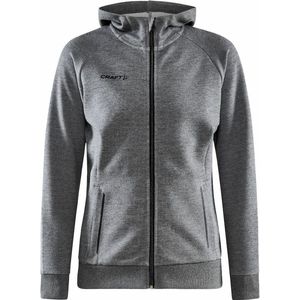 Craft CORE Soul Full Zip Hood 626 - Dk Grey Melange