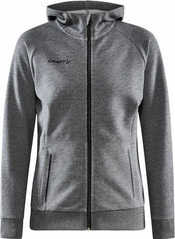 Craft CORE Soul Full Zip Hood 626 - Dk Grey Melange