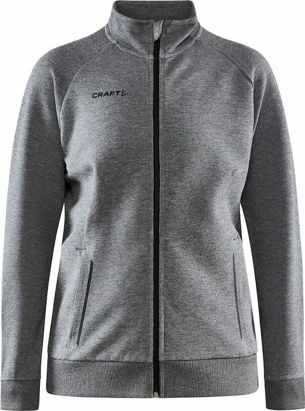 Craft Core Soul Full Zip Jacket Dames - Dark Grey Melange