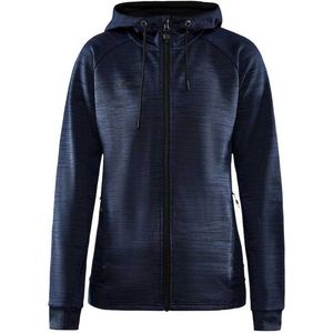 Craft - Adv Unify Fz Hood - Dames Jacket - Blaze Melange - Recycled Polyester