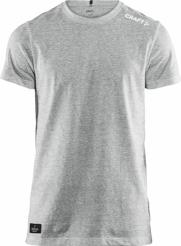 Craft - Community Mix - T-Shirt - Grey Melange - 60% Polyester 40% Katoen