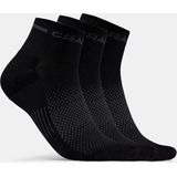 Craft Core Dry Mid Sportsokken 3P Unisex - Maat 40/42