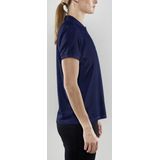 Craft - Core Blend - Poloshirt - Navy - 76% Katoen, 19% Polyester, 5% Elastaan