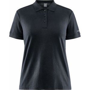 Craft - Core Blend - Polo Shirt - Asphalt - 76% Katoen, 19% Polyester, 5% Elastaan