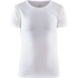 Craft Core Dry Tee Dames - sportshirts - wit - Vrouwen