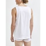 Craft - Core Dry Singlet - Ondershirt - Wit - 87% Polyester Recycled, 13% Elastaan