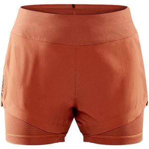 Craft Adv. Essence 2in1 Short Dames - oranje