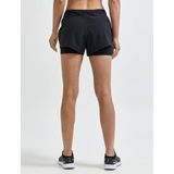 Craft Adv. Essence 2in1 Short Dames - Sportbroeken - zwart - Vrouwen