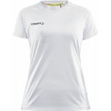 Craft - Evolve Tee - Sportshirt - Wit - 100% Gerecycled Polyester
