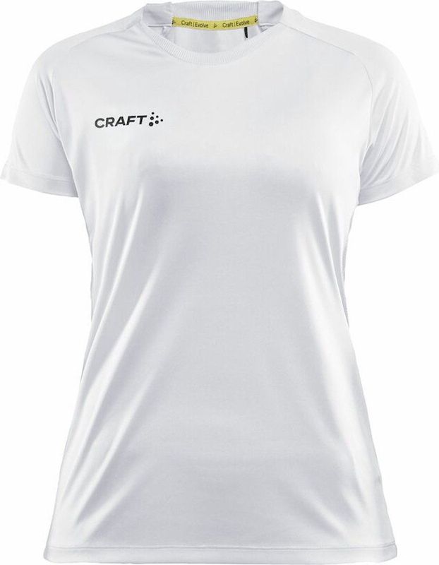Craft - Evolve Tee - Sportshirt - Wit - 100% Gerecycled Polyester