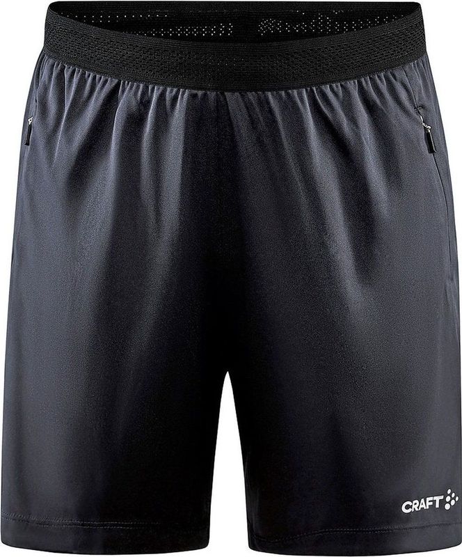Evolve - Zip Pocket Shorts - Sportbroek - Zwart - Rekbaar - Duurzaam