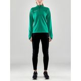 Craft - Evolve Halfzip - Trainingsjack - Team Green - Gerecycled Polyester