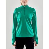 Craft - Evolve Halfzip - Trainingsjack - Team Green - Gerecycled Polyester