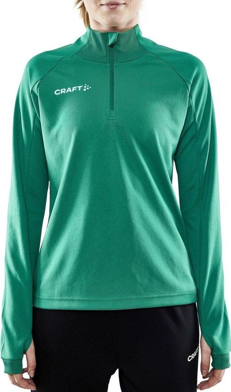 Craft - Evolve Halfzip - Trainingsjack - Team Green - Gerecycled Polyester