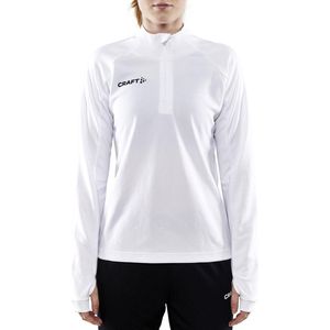 Craft - Evolve - Trainingsjack - Wit - Dames - Halve Ritssluiting