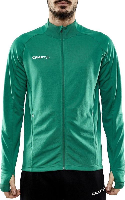 Craft - Evolve Full Zip - Trainingsjack - Team Green - Heren
