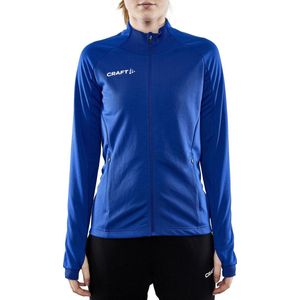 Craft Evolve Full Zip Jacket Dames - Hardloopjack met Duimgaten en Zakken