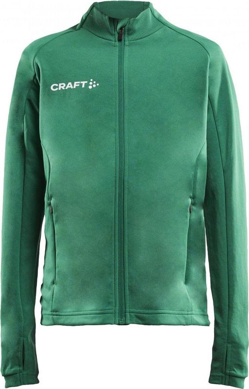 Craft - Evolve Full Zip Jr - Kinderen - Team Green - Midlayer Jas