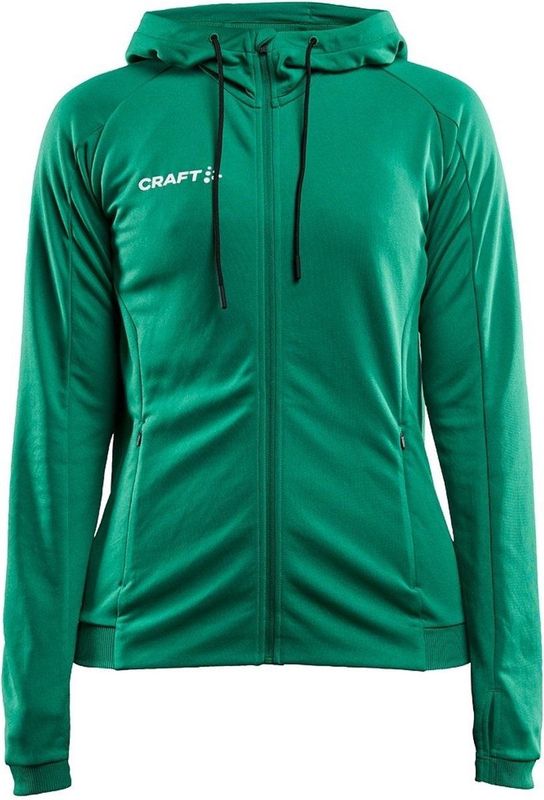 Craft - Evolve Hood Jacket - Trainingsjack - Team Green - Dames