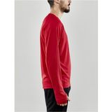 Craft - Evolve Crew Neck - Trainingsshirt - Bright Red - 100% Polyester Recycled